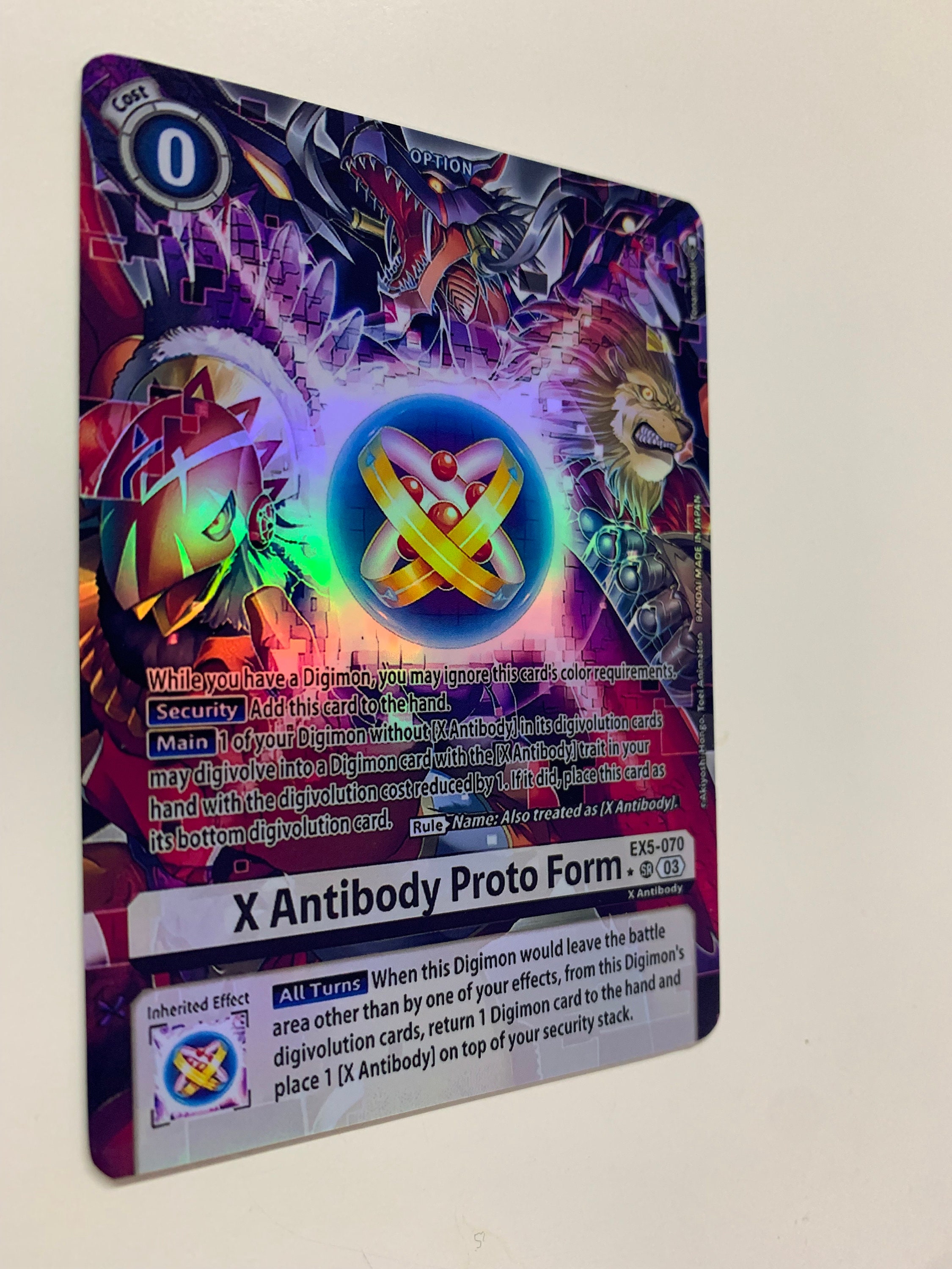 Xantibody Proto Form EX5-070 (alternate Art) | FULL HOLO | Orica PROXY -  Etsy