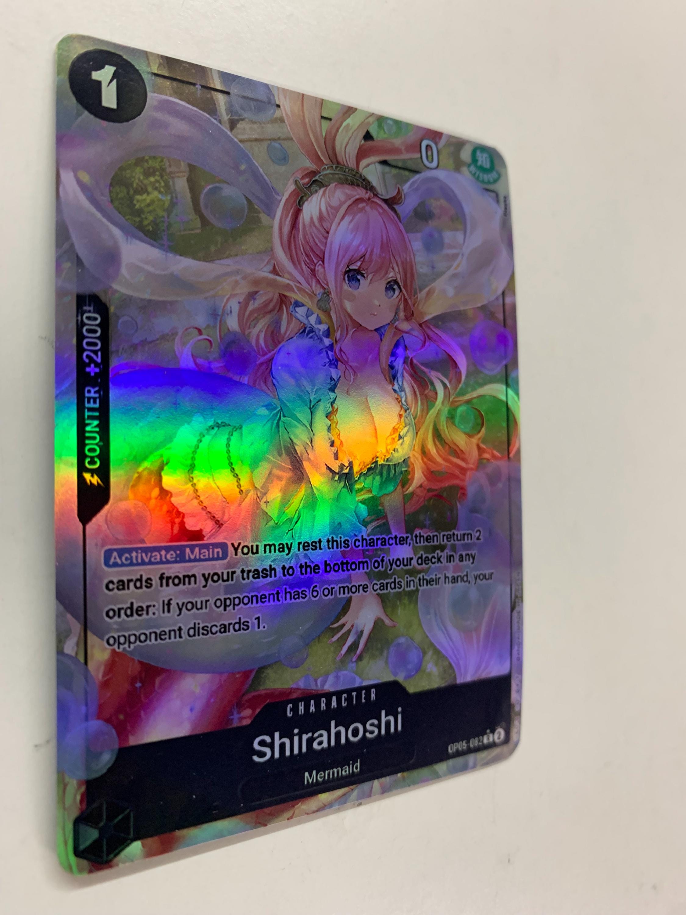 Shirahoshi OP05-082 (alternate Art) | FULL HOLO | Orica PROXY - Etsy