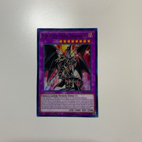 Redeyes Dark Dragoon Super Rare Orica PROXY Etsy