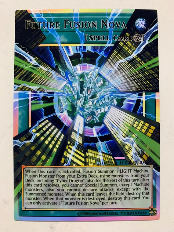 yugioh card future fusion Yu-Gi-Oh! - (GLD2-EN039) - Gold Series 2 - Limited Edition may be 1st or Unlimited Edition Future Fusion" Sticker for Sale