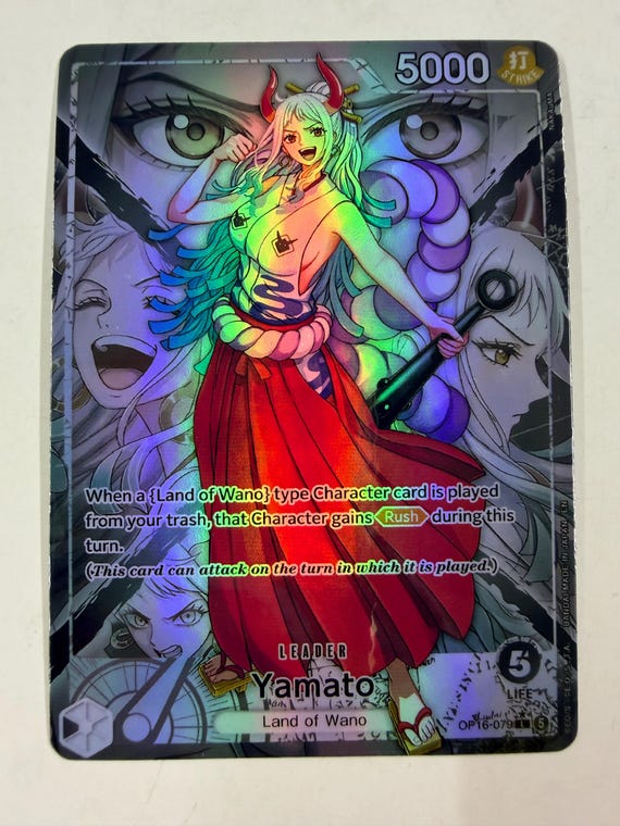 Yamato OP16-079 (alternate Art) | FULL HOLO | Orica PROXY - Etsy