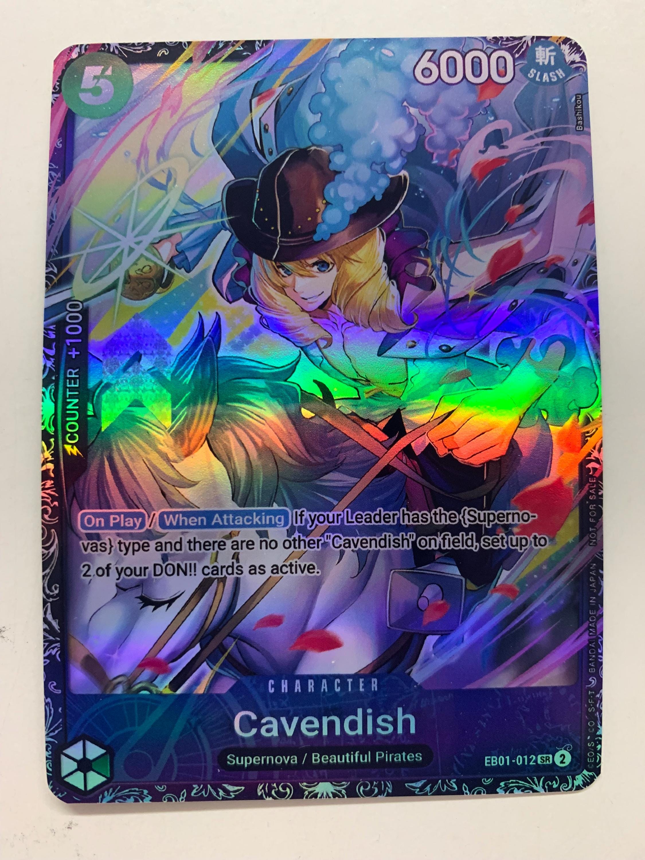 Cavendish EB01-012 (alternate Art) | FULL HOLO | Orica PROXY - Etsy