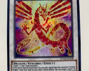Crimson Dragon | Secret Rare | Orica PROXY - Etsy Israel