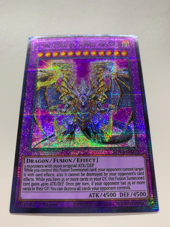2024 遊戯王 ULT DRAGON/PRIDE/SOUL YUGIOH 1ST ED ROTA-EN000 ULTIMATE DRAGON PRIDE SOUL QCR PSA 8 NM