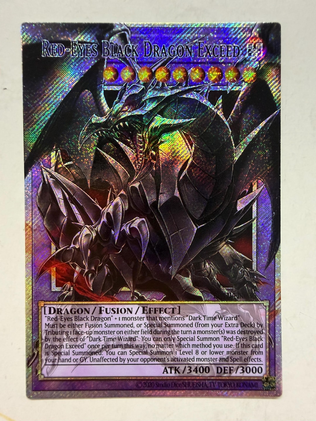 Red-eyes Black Dragon Exceed | Overframe Rare | Orica PROXY - Etsy