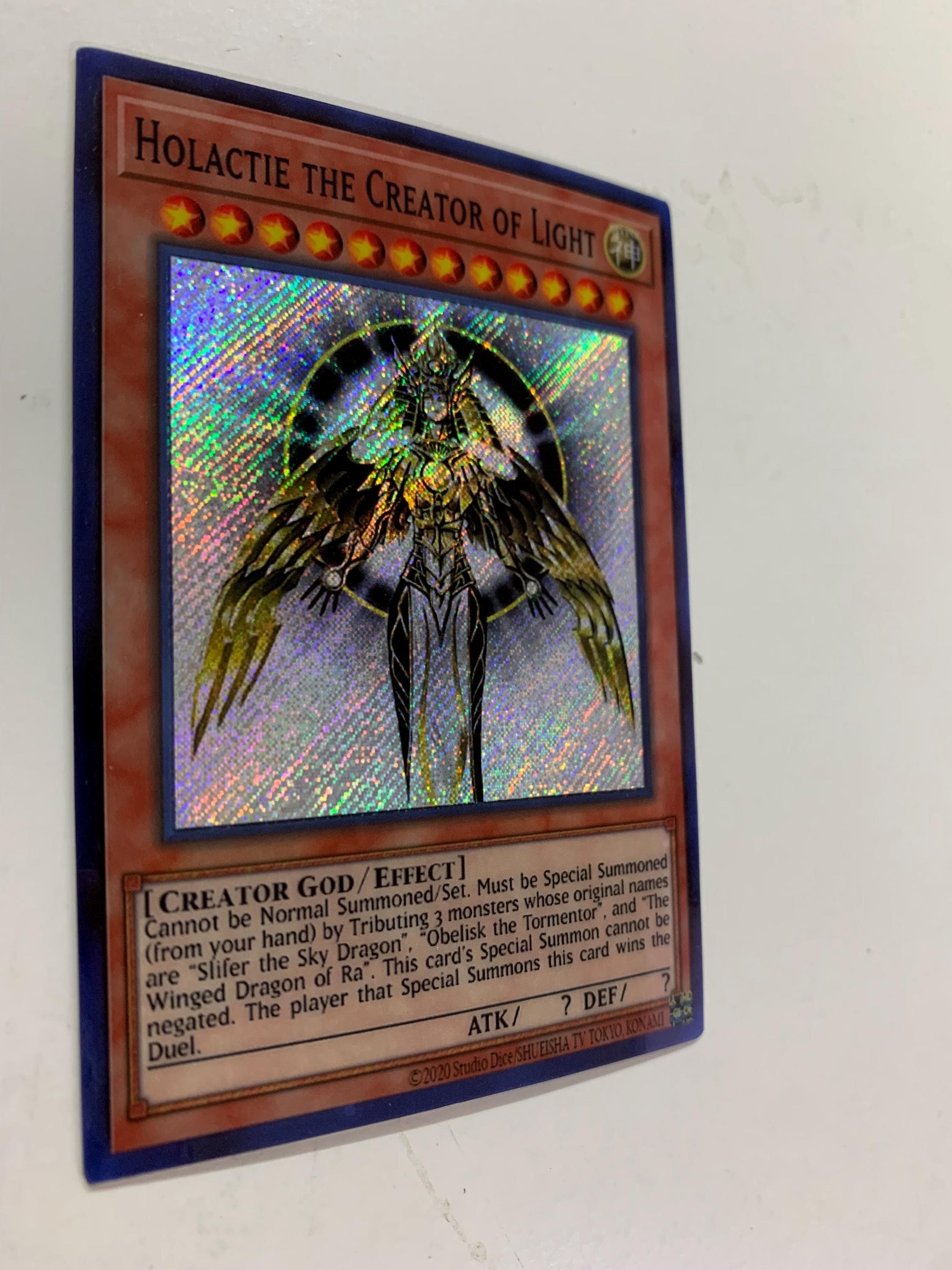 Holactie the Creator of Light Secret Rare Orica PROXY Etsy