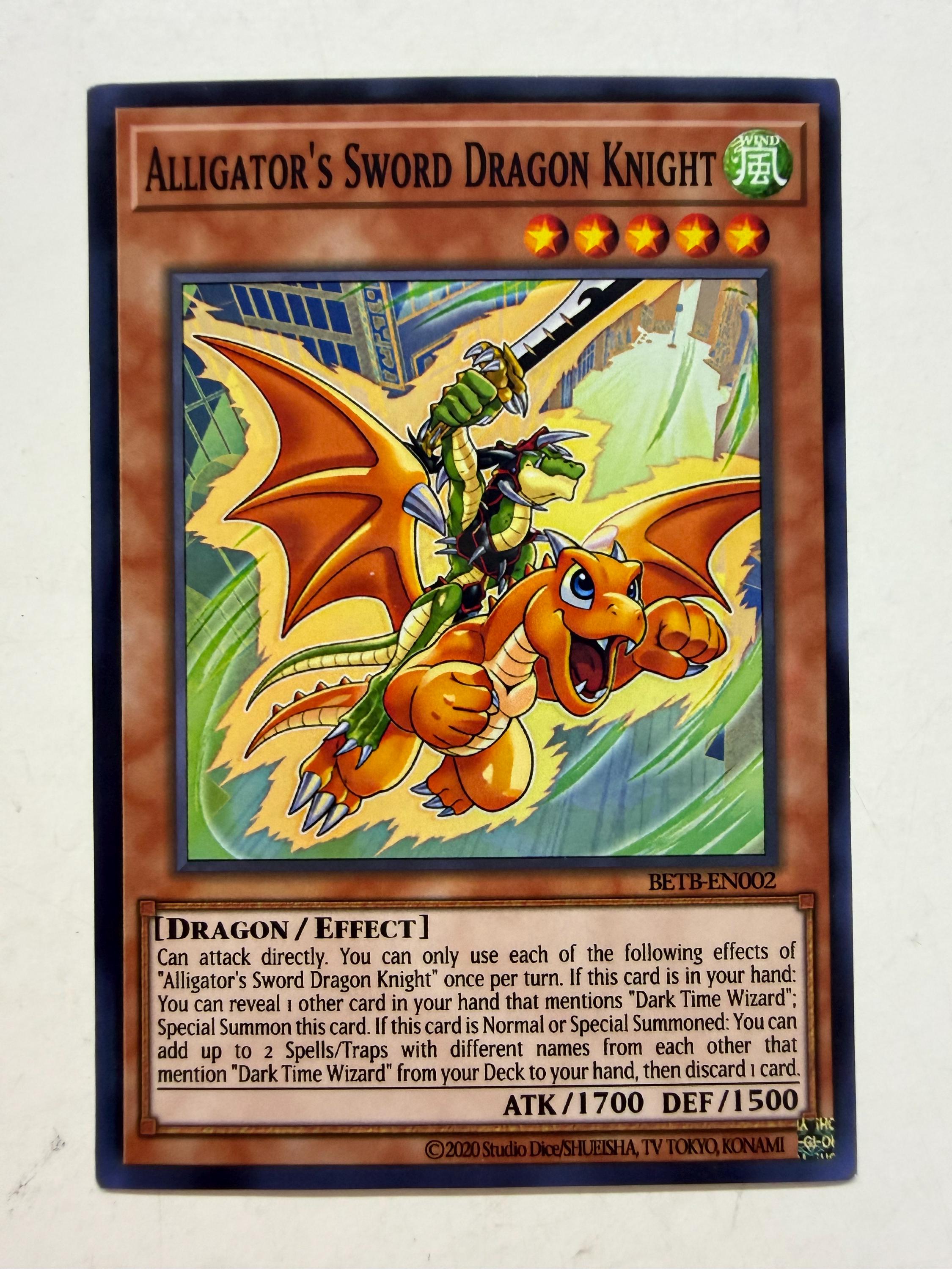 Alligator's Sword Dragon Knight | Super Rare | Orica PROXY - Etsy
