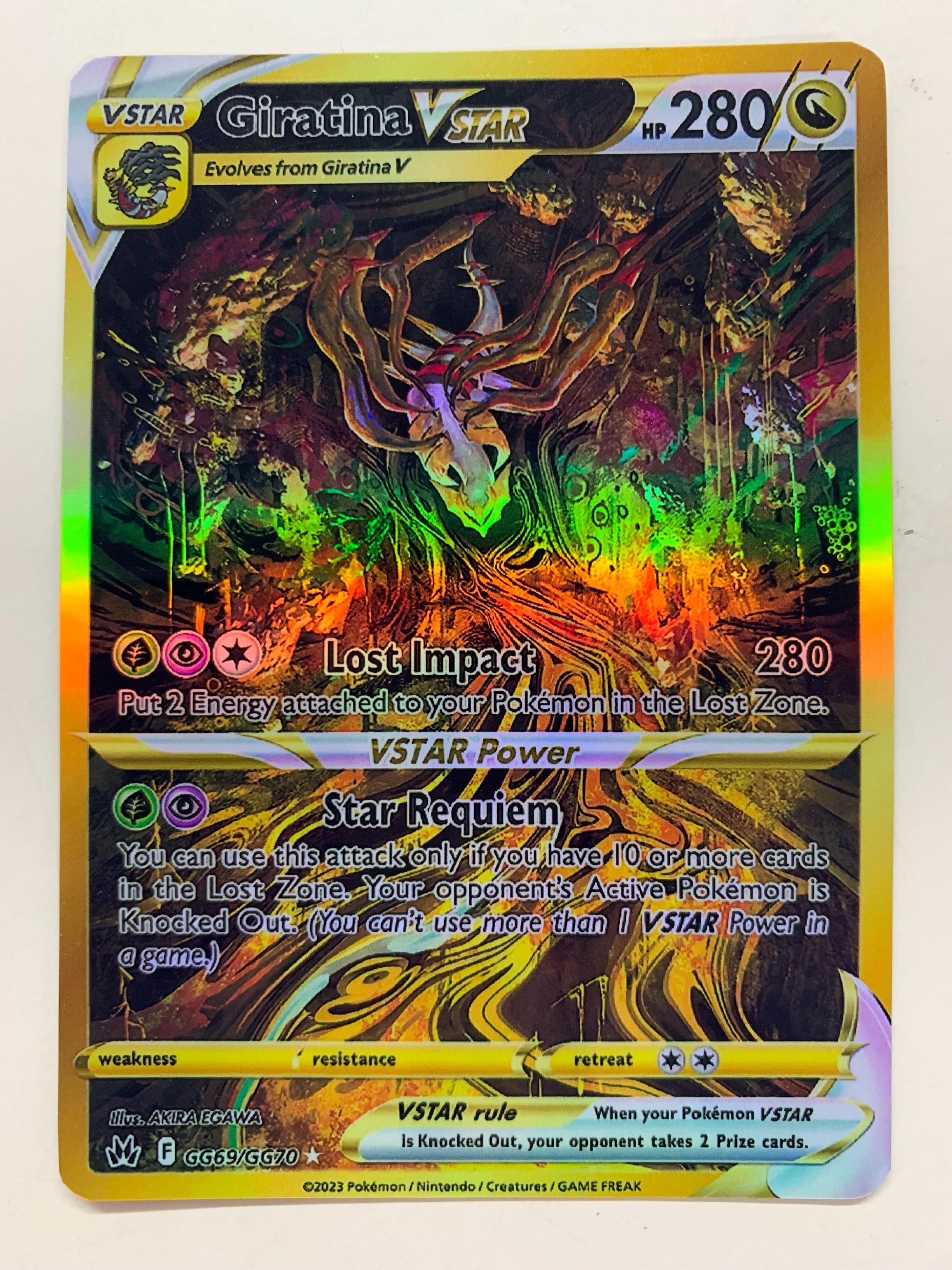 creased pokemon card PSA 10 Giratina V #110 Vstar Universe s12a Japanese Pokemon card –  GorillaTCG main image 0
