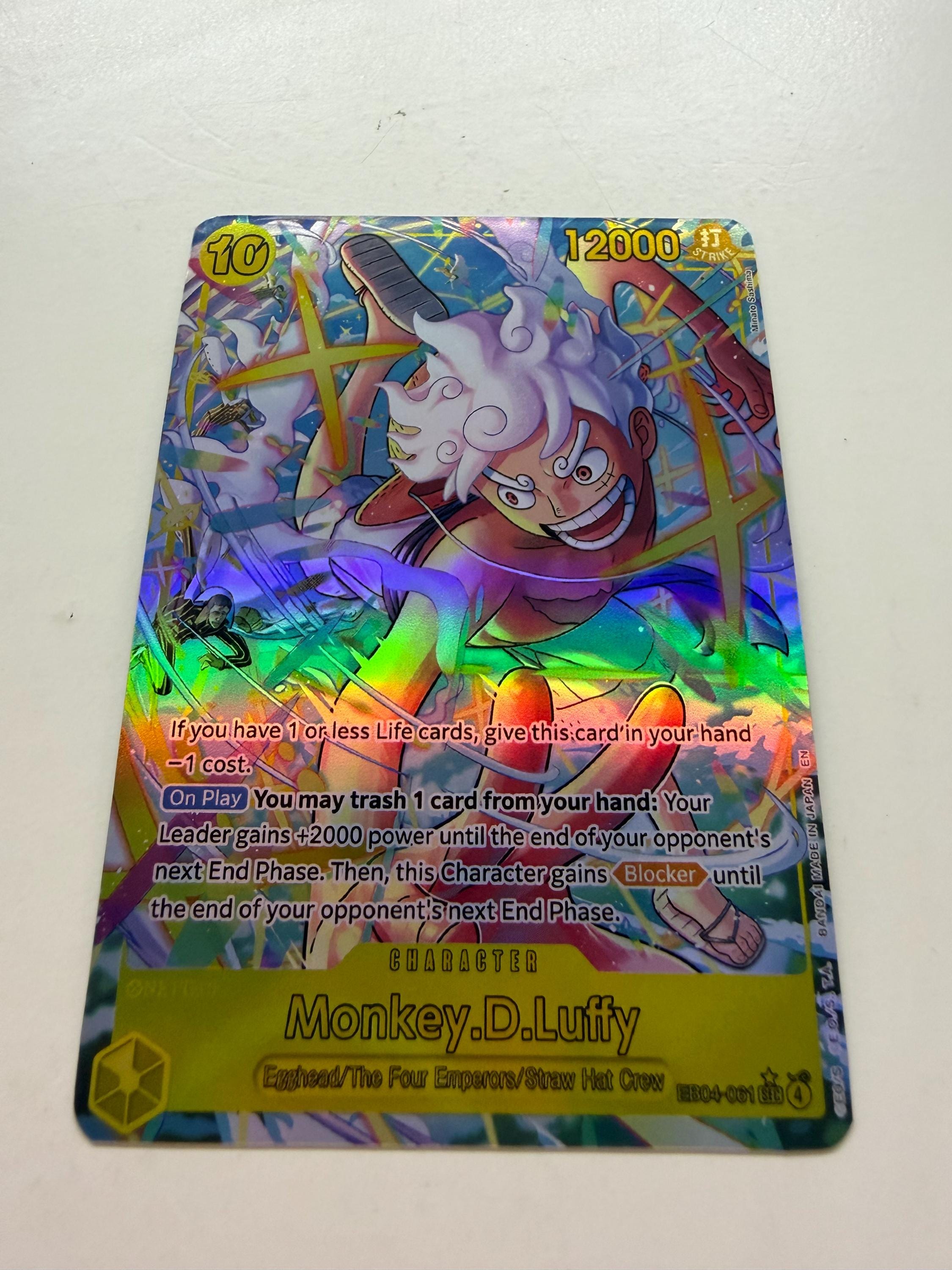 Monkey.d.luffy EB04-061 (alternate Art) | FULL HOLO | Orica PROXY