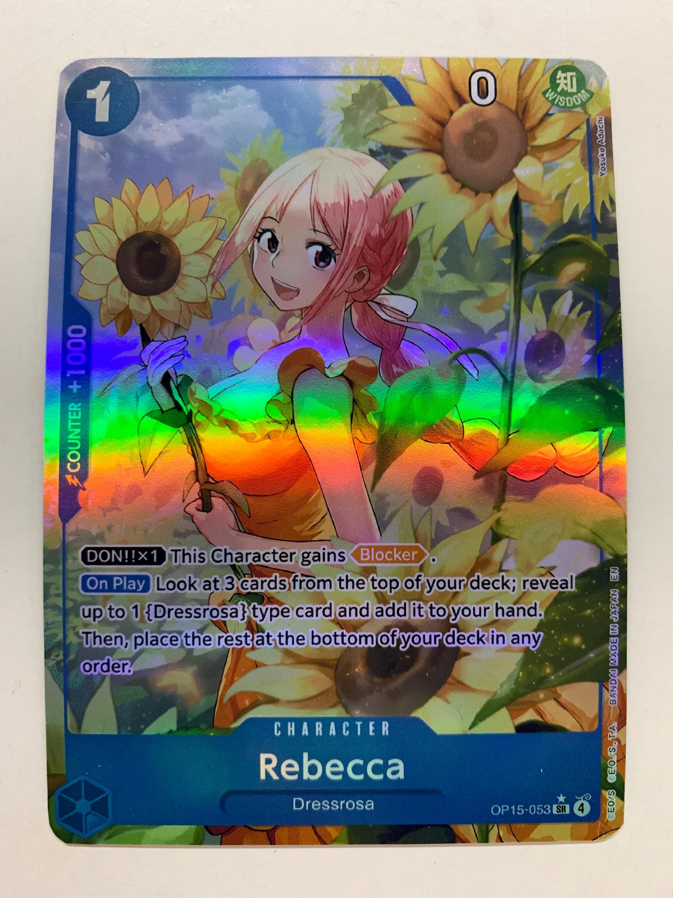 Rebecca OP15-053 (alternate Art) | FULL HOLO | Orica PROXY - Etsy