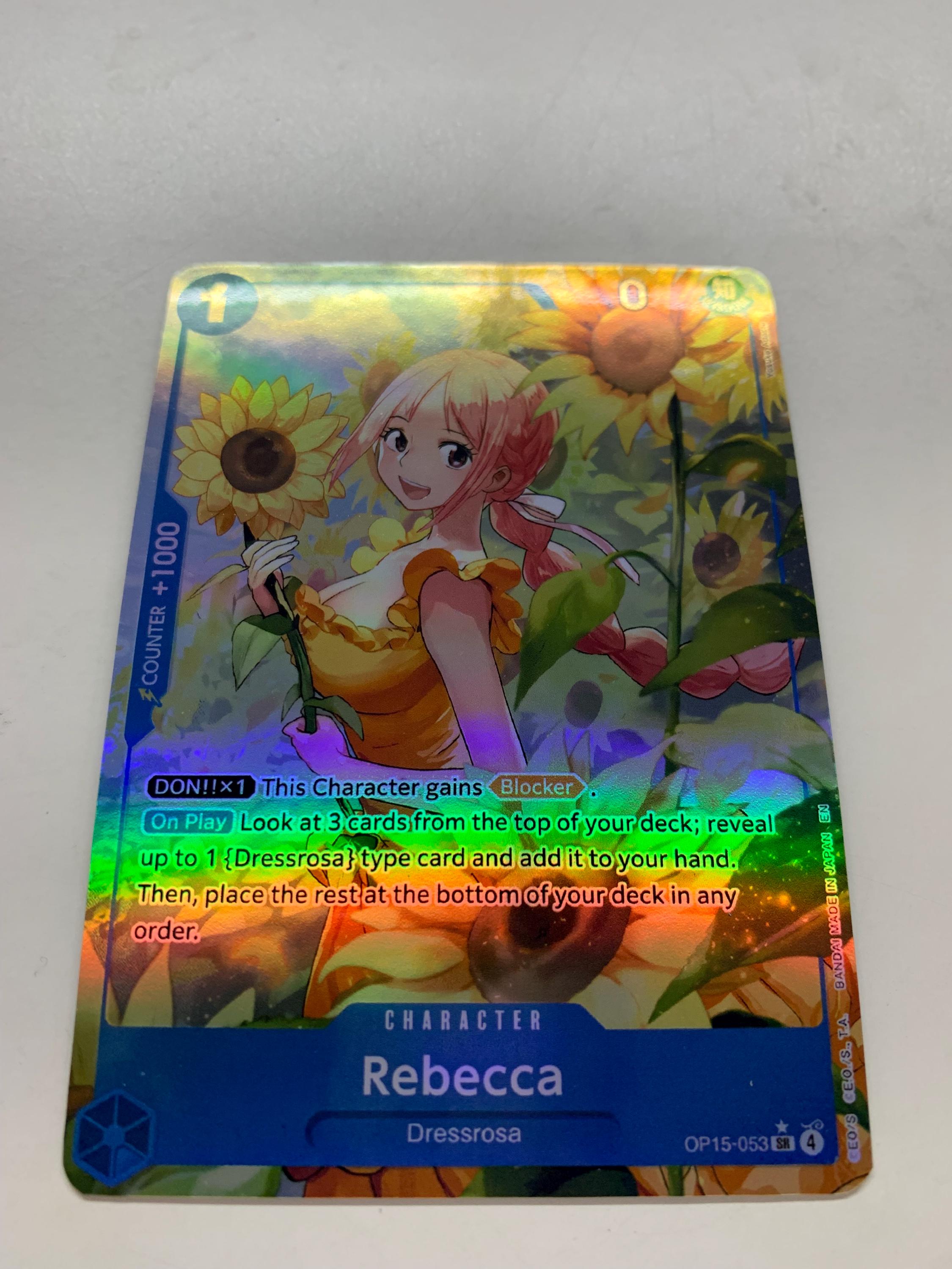 Rebecca OP15-053 (alternate Art) | FULL HOLO | Orica PROXY - Etsy