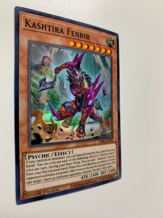 fenrir yugioh card Kashtira | Super Rare | Orica PROXY During your Main Phase Kashtira Fenrir Secret Rare MP23-en163