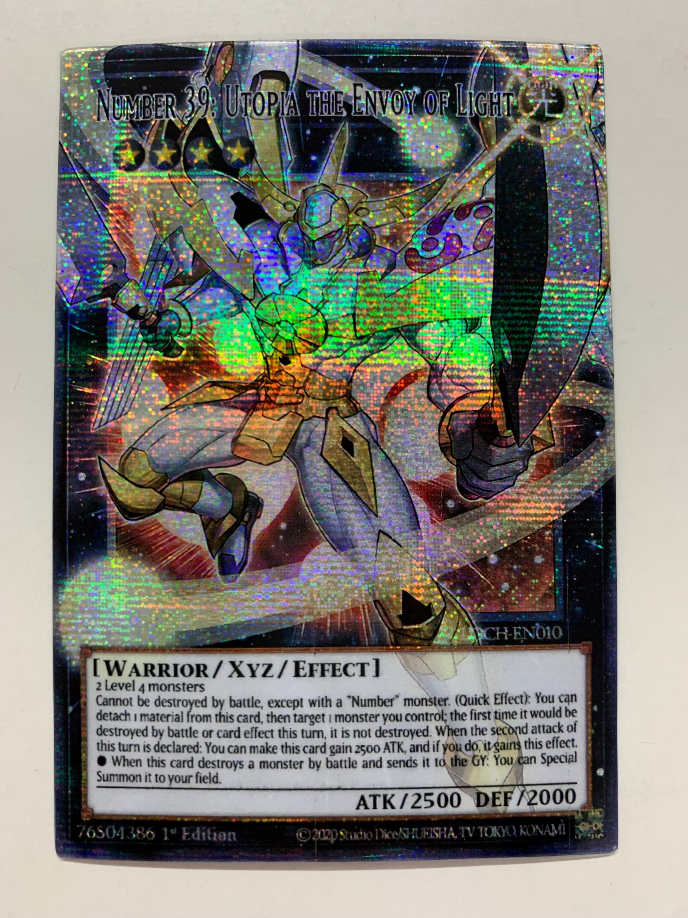 yugioh cards number 39 utopia Yu-Gi-Oh! Limited Edition Number 39: Utopia Metal Card main image 0