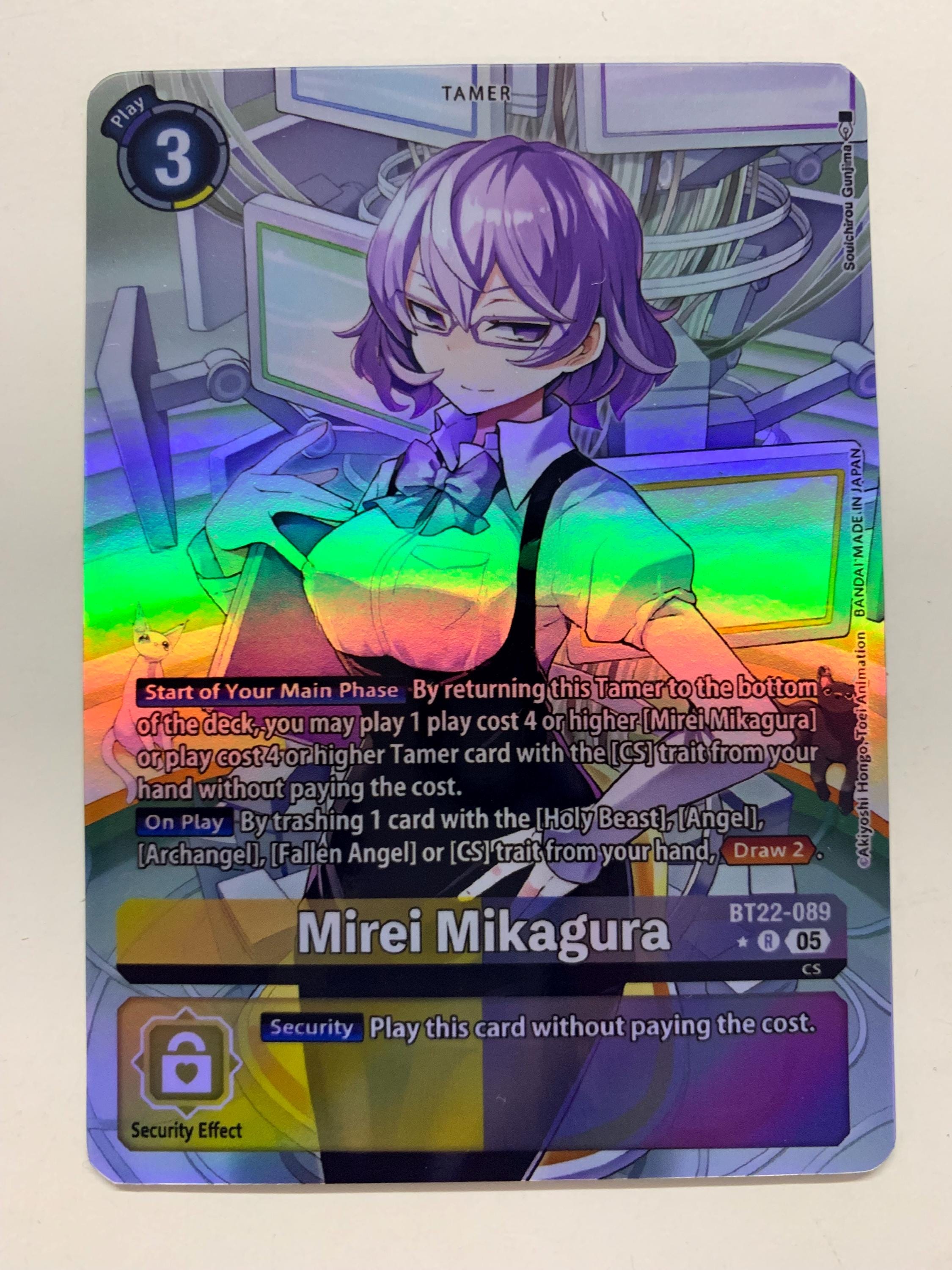 mirei❣️ Mirei Mikagura (Alternate Art) - Cyber Eden - Digimon Card Game