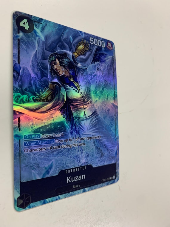 Kuzan OP02-096 (alternate Art) | FULL HOLO | Orica PROXY - Etsy