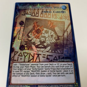 WANTED: Seeker of Sinful Spoils Secret Rare Orica PROXY - Etsy