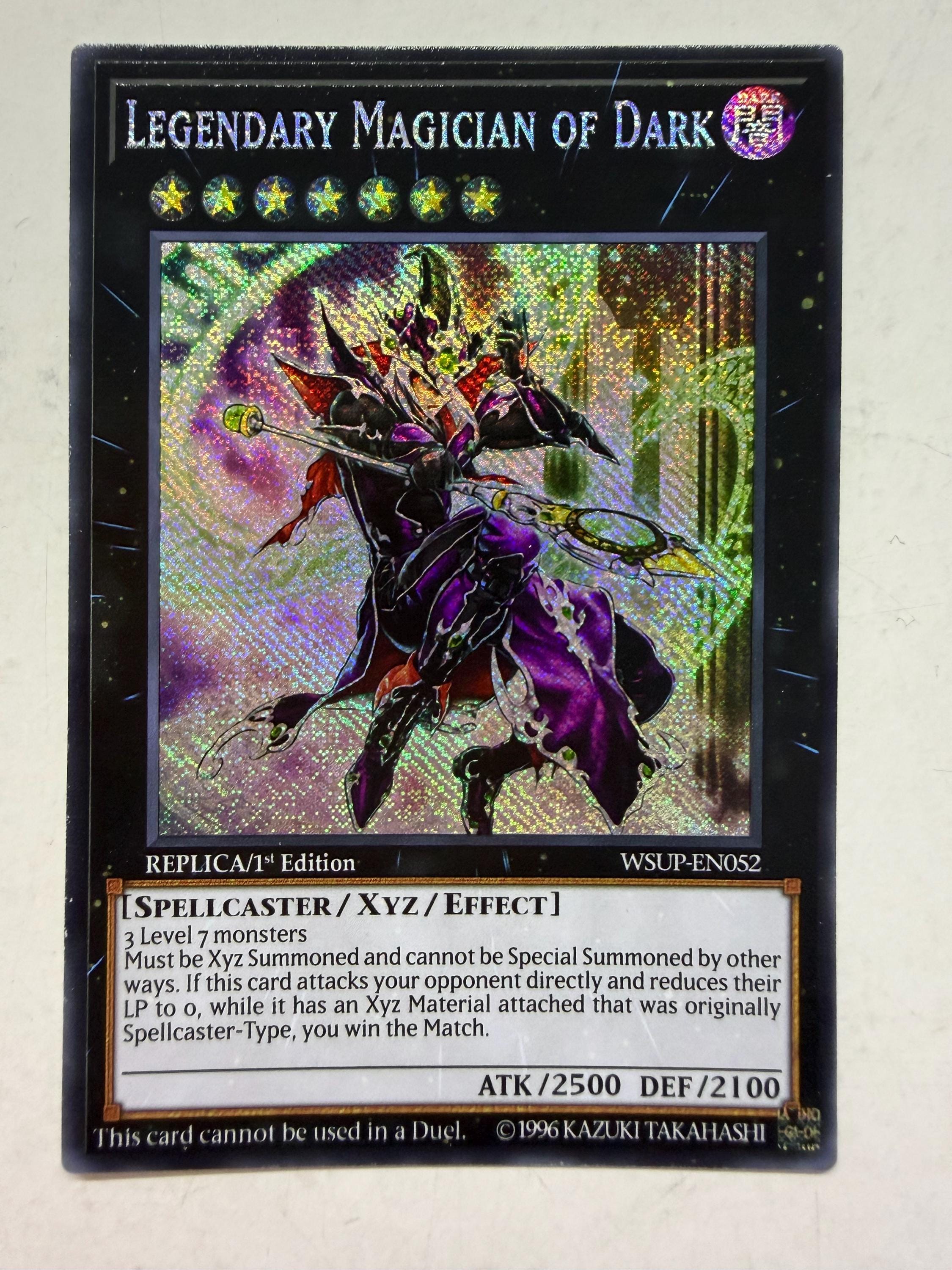 MAGIC SHOP トレカ付き Legendary Magician of Dark | Secret Rare | Orica PROXY - Etsy