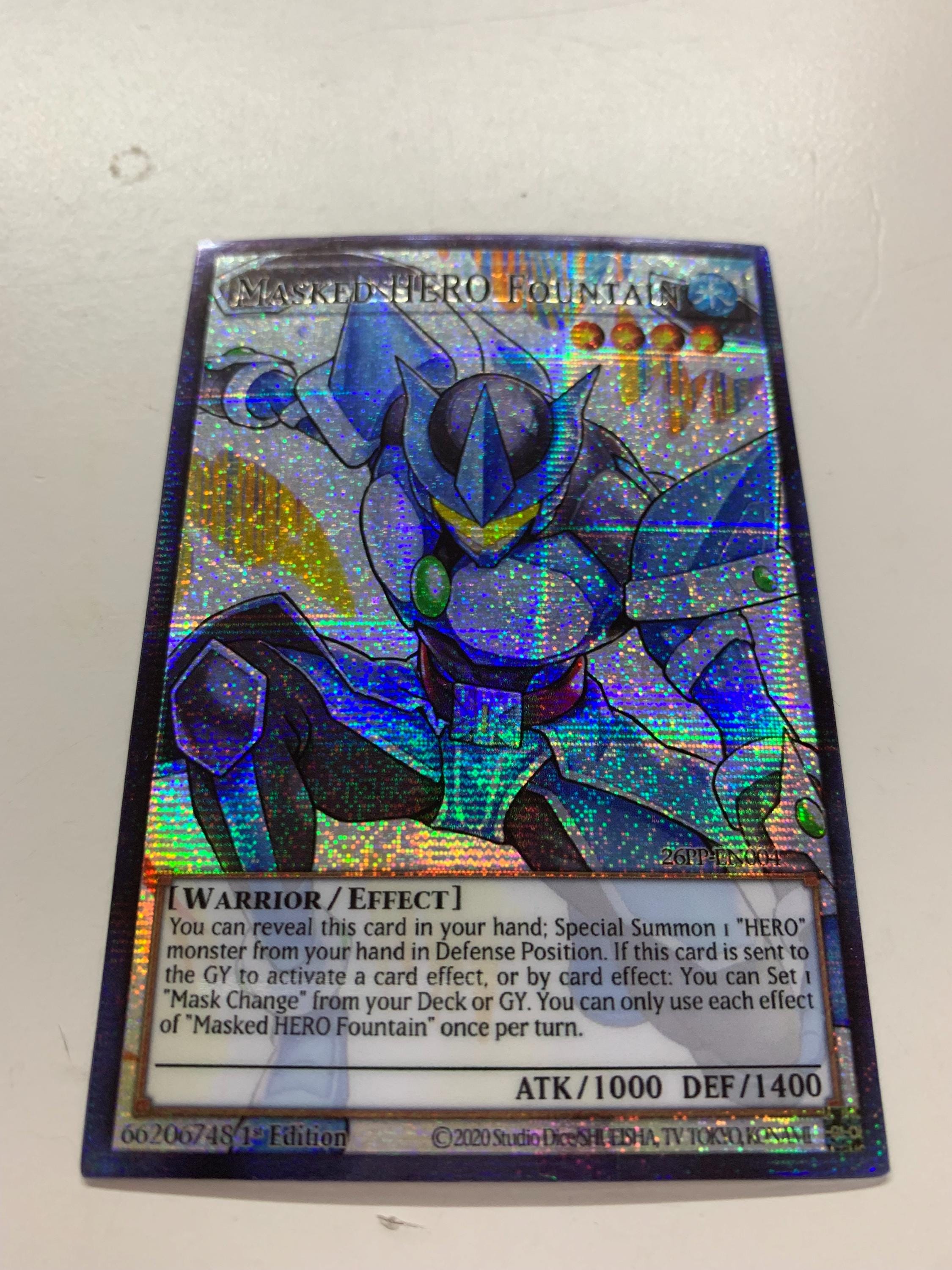 Masked HERO Fountain | Secret Rare | Orica PROXY - Etsy