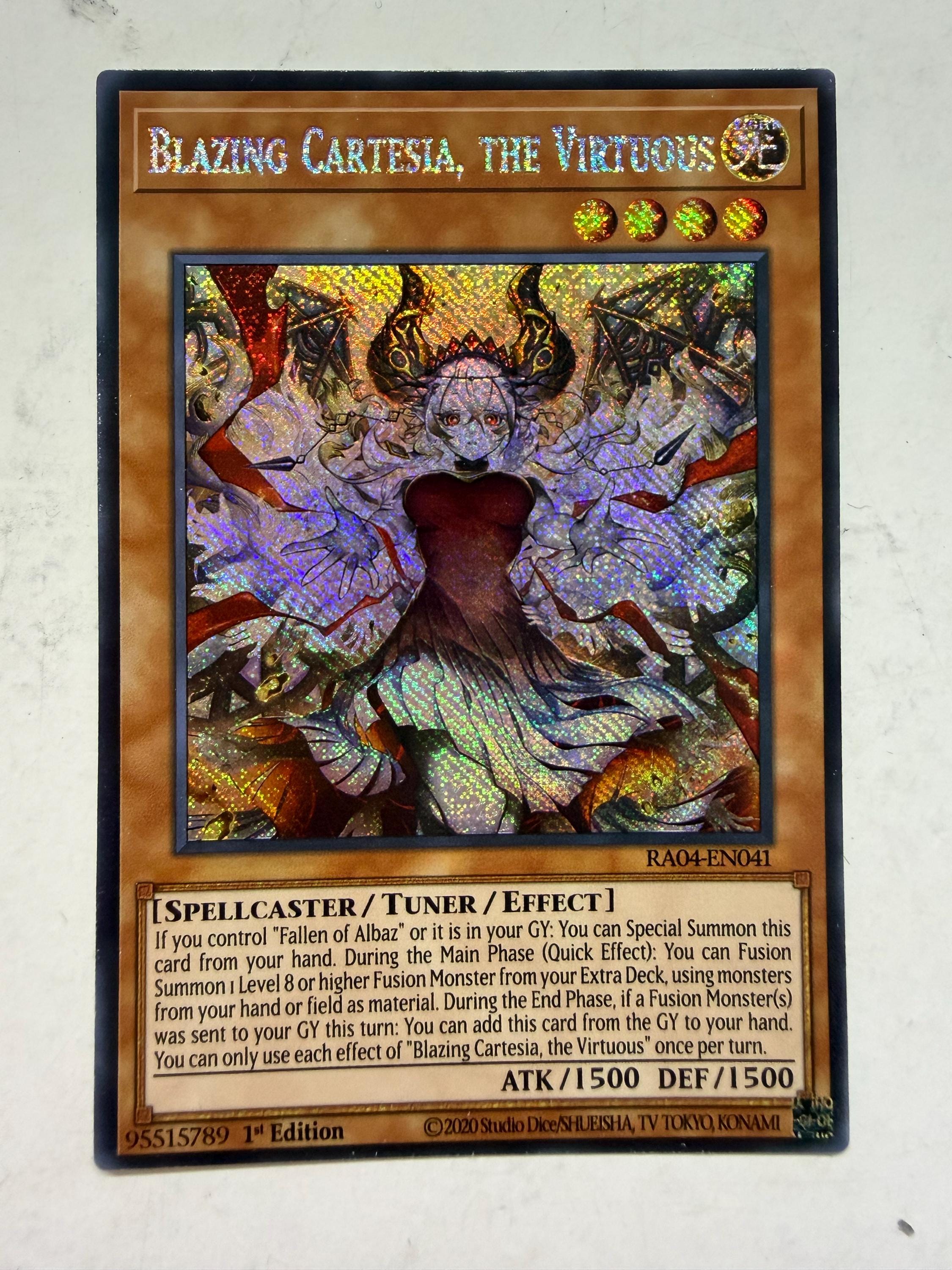Blazing Cartesia, the Virtuous (alternate Art) | Secret Rare