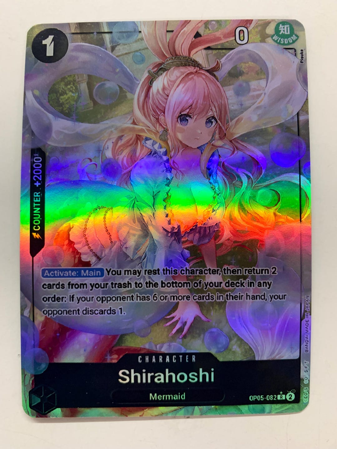 Shirahoshi OP05-082 (alternate Art) | FULL HOLO | Orica PROXY - Etsy