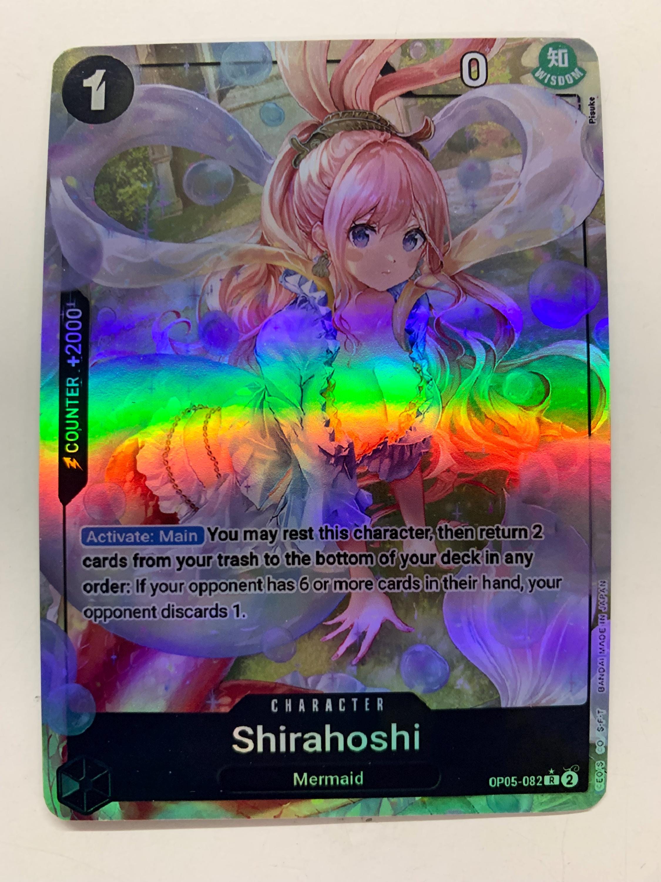 PSA9 OP11 SHIRAHOSHI ALTERNATE ART しらほし Shirahoshi OP11-022 L Parallel A Fist of Divine Speed ONE PIECE