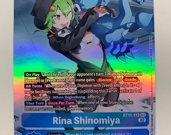 Rina Shinomiya BT11-112 (Alternate Art) | FULL HOLO | Orica PROXY