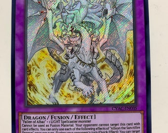 Albion the Sanctifire Dragon | Secret Rare | Orica PROXY - Etsy