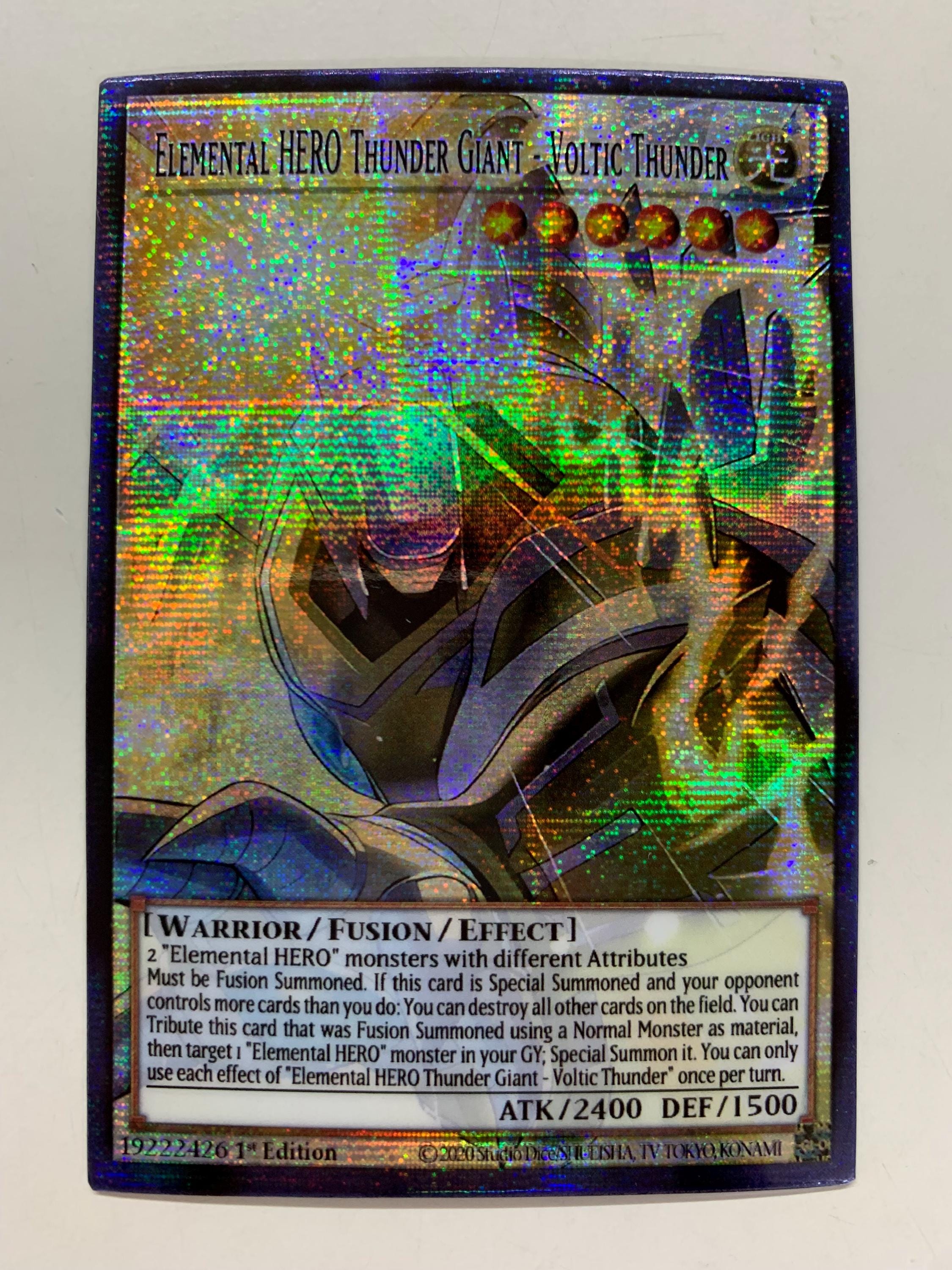Elemental HERO Thunder Giant - Voltic Thunder | Super Rare | Orica 