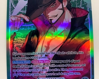 Dracule Mihawk OP14-020 (Arte alternativo) / HOLO COMPLETO / Orica PROXY