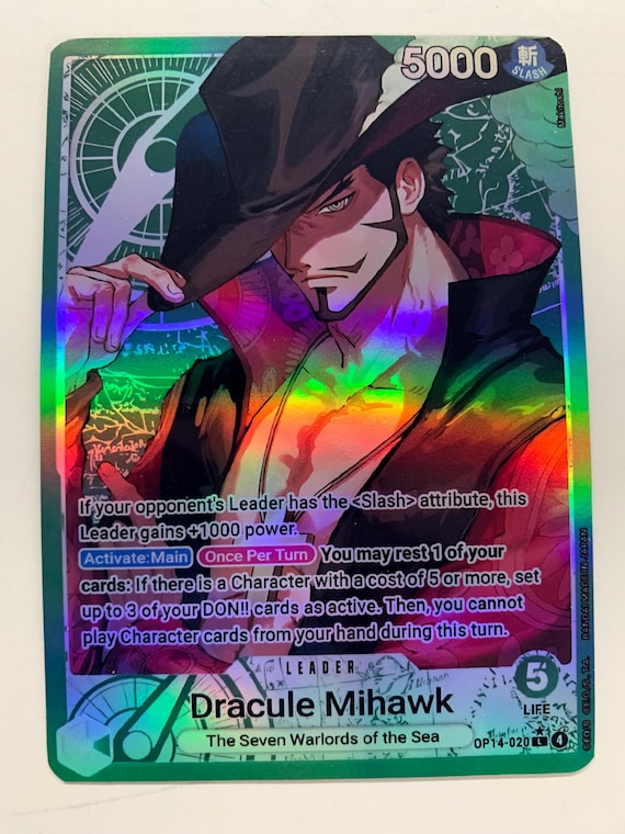 ワンピースカード Dracule Mihawk PSAマガジン プロモ 【メーカー公式