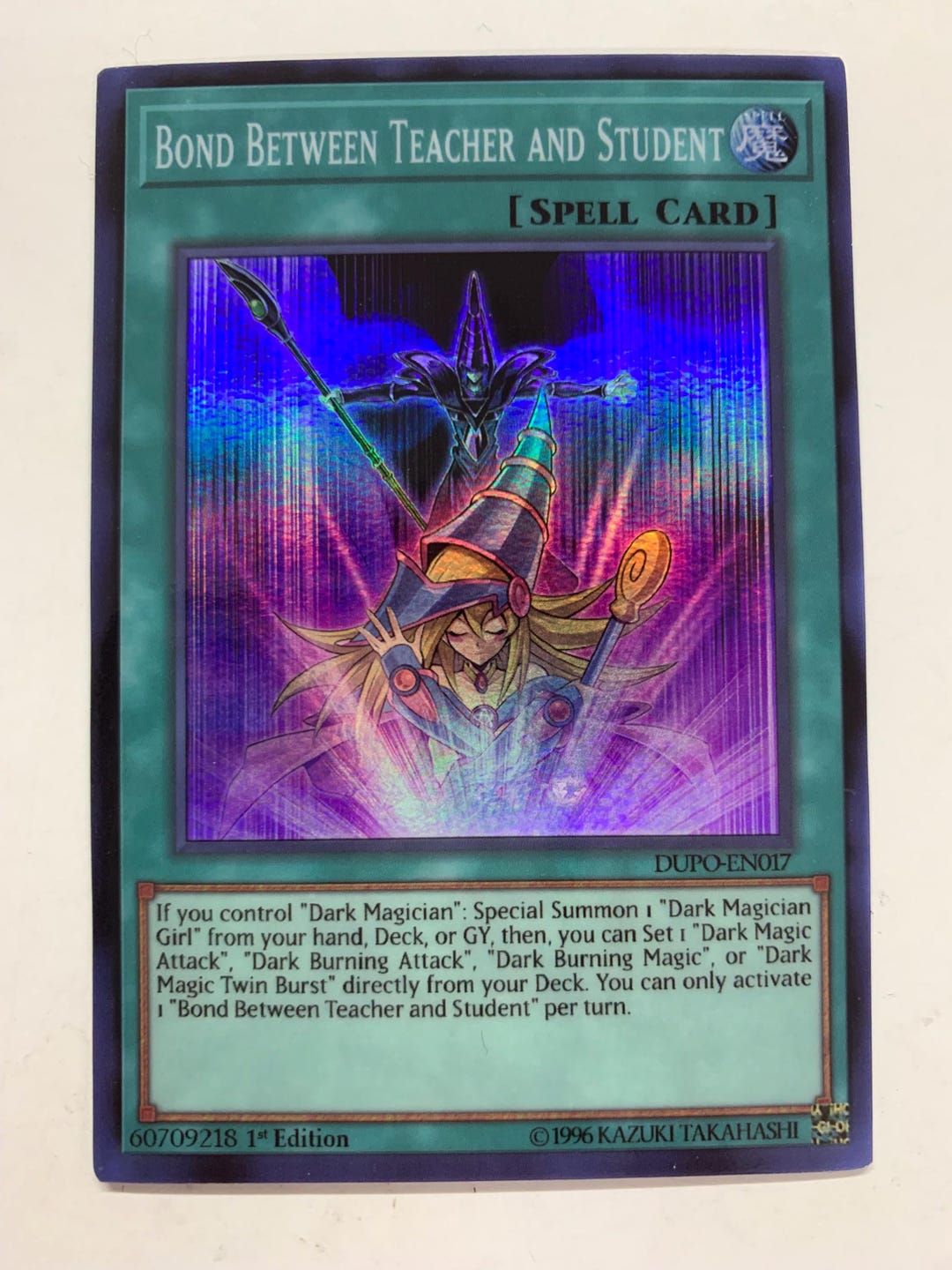 bond between teacher and student yugioh card Yu-Gi-Oh! - - DUPO-EN017 - Ultra Rare - 1st Edition Normal Spell Rarity A Bond Between Teacher