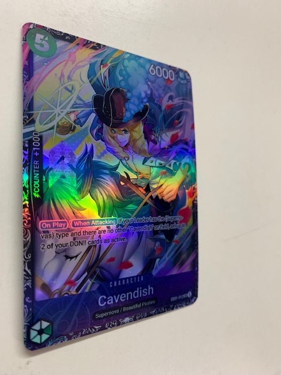 Cavendish EB01-012 (alternate Art) | FULL HOLO | Orica PROXY - Etsy