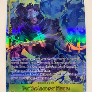 Bartholomew Kuma OP12-119 (Alternative Kunst) | VOLLE HOLO | Orica PROXY