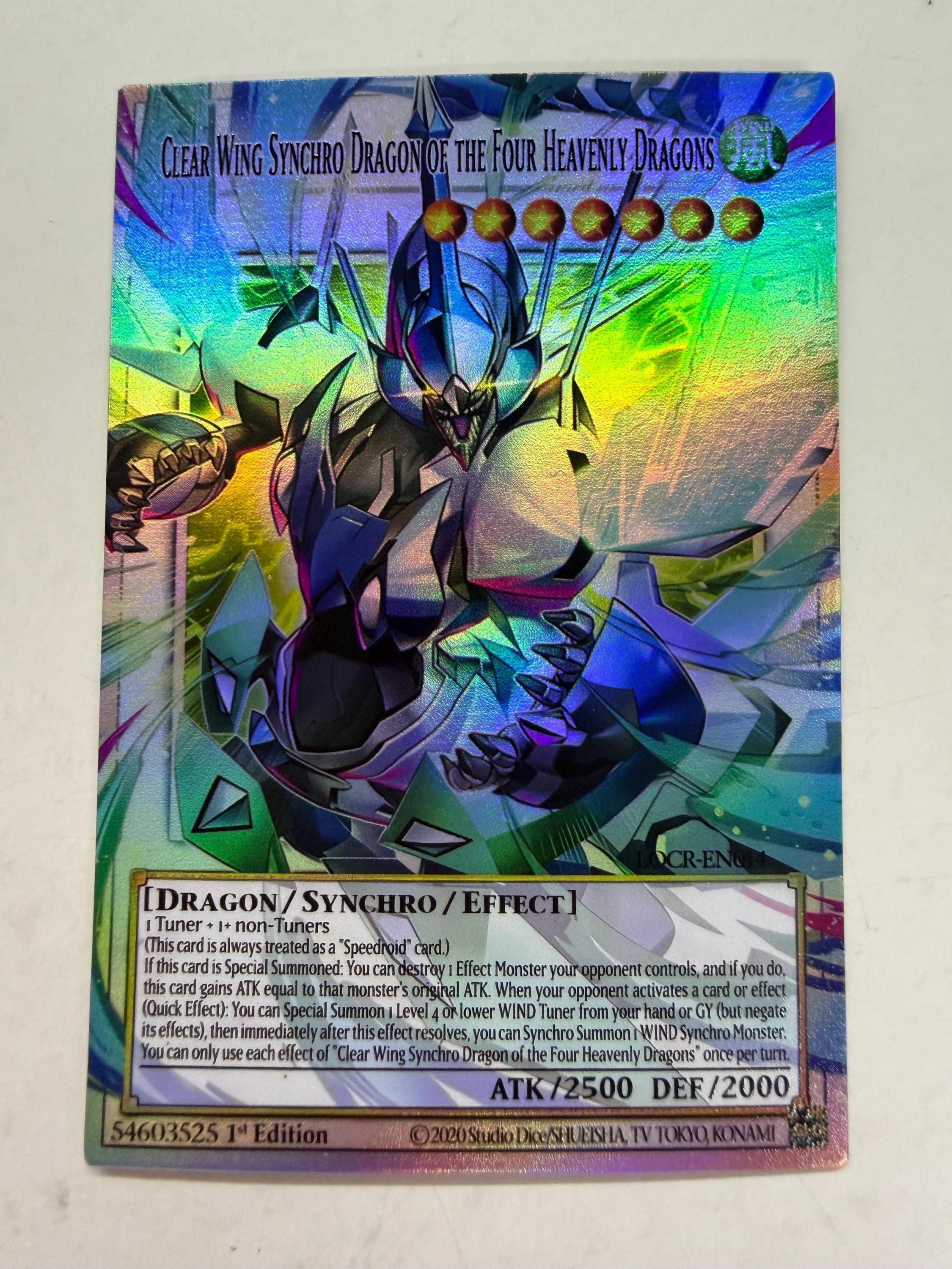 yugioh synchro dragon cards CR06-AE030 Crystal Wing (QCSR) Supreme Darkness Singles YuGiOh Shining Victories Crystal Wing