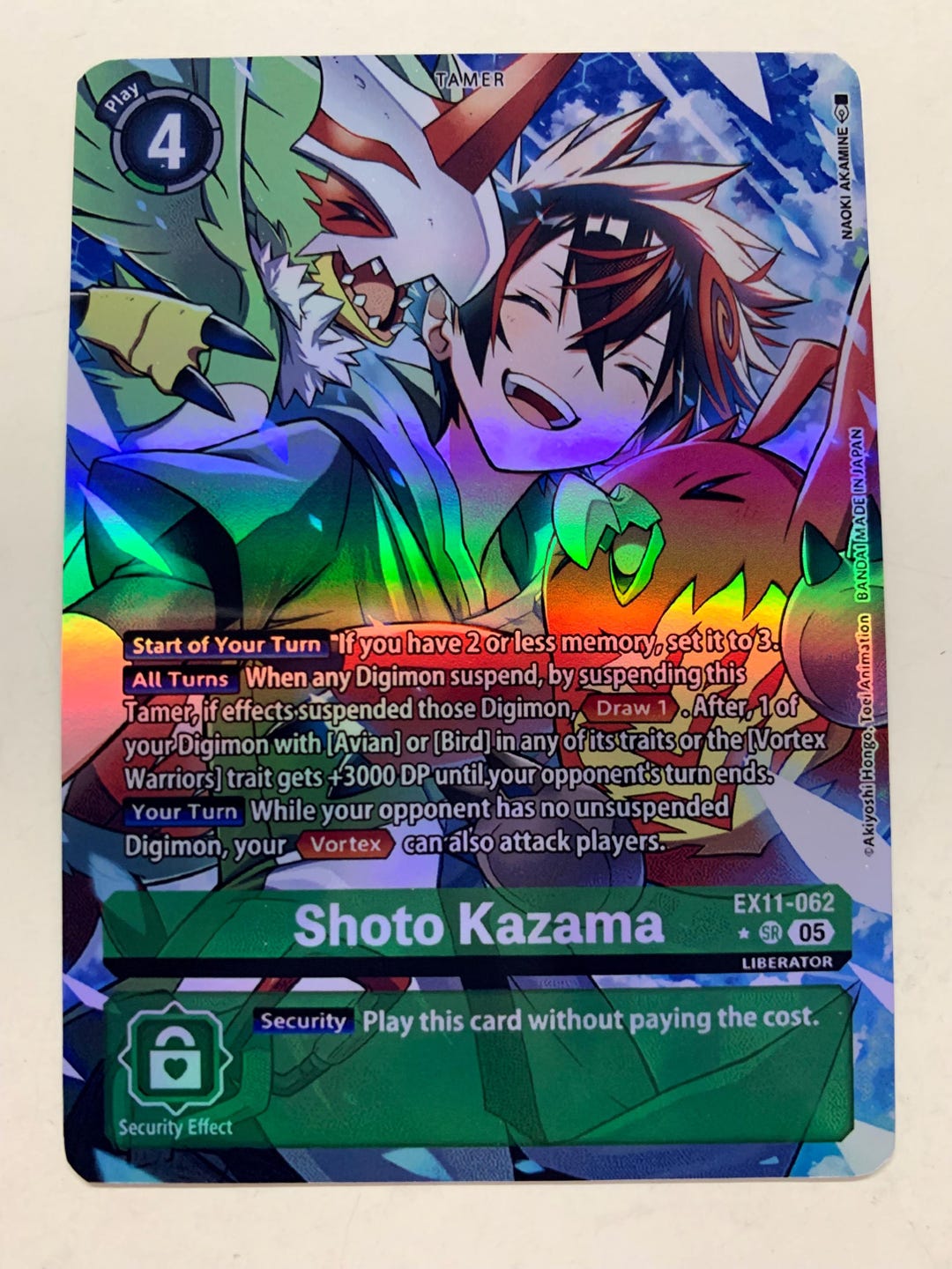 Shoto Kazama EX11-062 (alternate Art) | FULL HOLO | Orica PROXY - Etsy