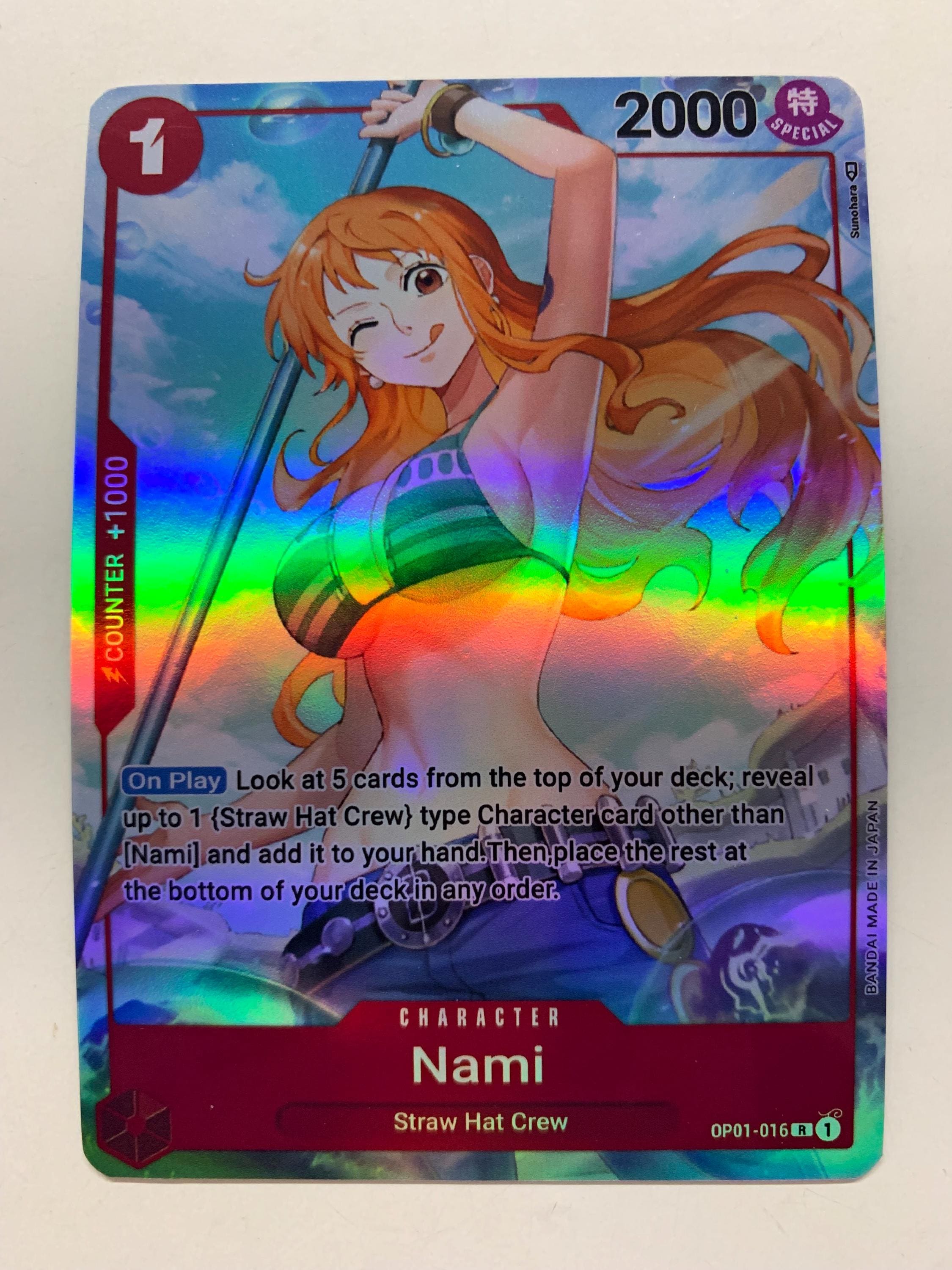 Nami OP01-016 (alternate Art) | FULL HOLO | Orica PROXY - Etsy Canada