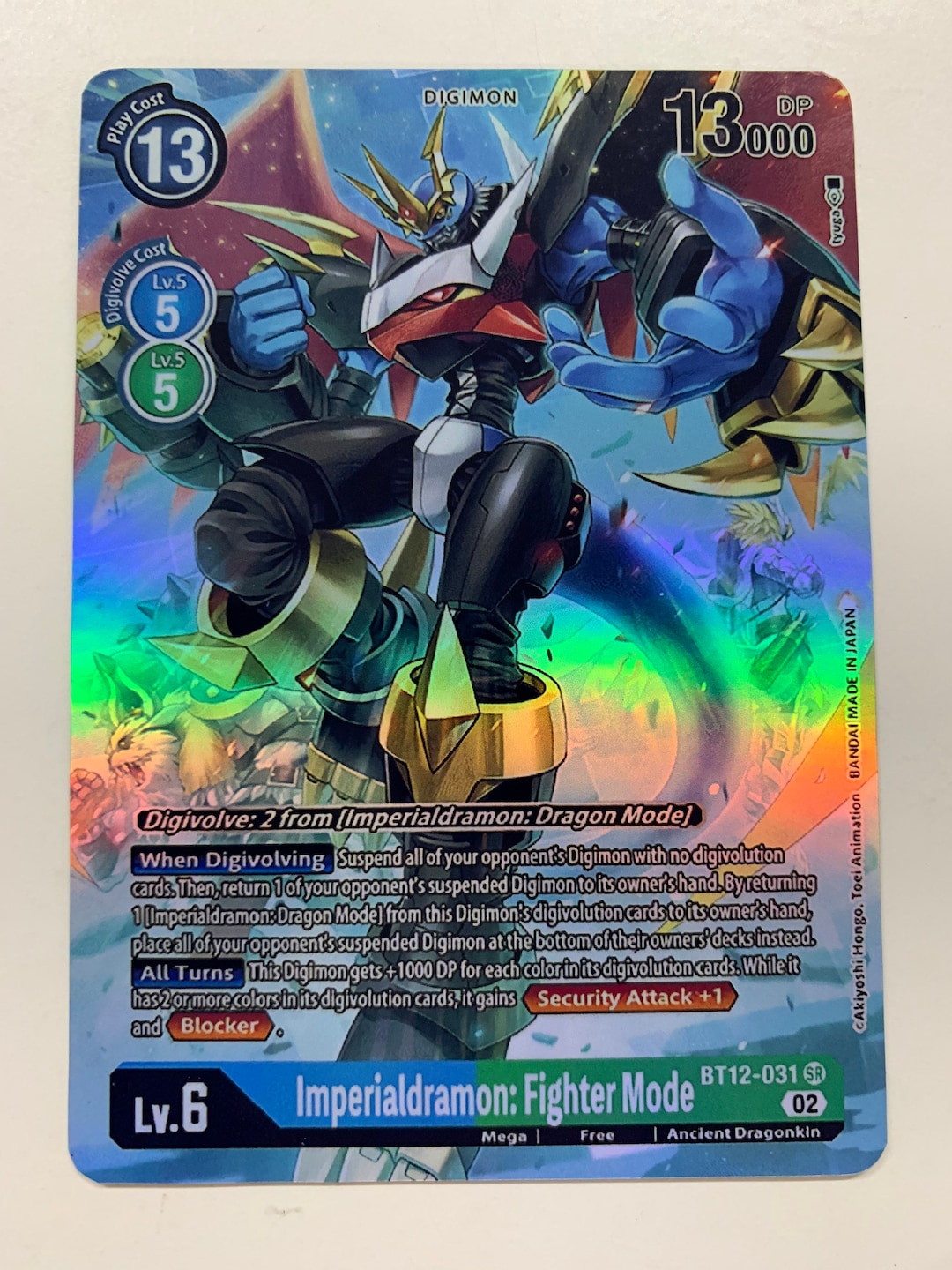 Imperialdramon: Fighter Mode BT12-031 (alternate Art) | FULL