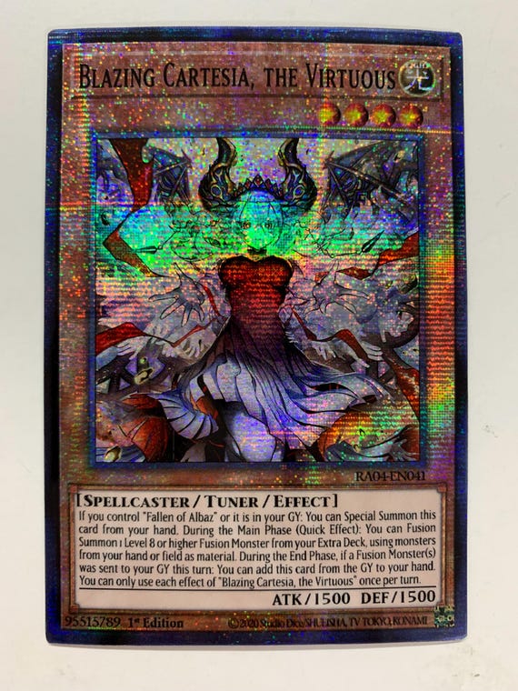 Blazing Cartesia, the Virtuous (alternate Art) | Secret Rare | Orica PROXY  - Etsy