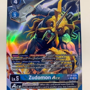 Zudomon Ace BT14-026 (Alternate Art) | FULL HOLO | Orica PROXY