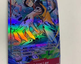 Trafalgar Law OP14-009 (alternate Art) | FULL HOLO | Orica PROXY