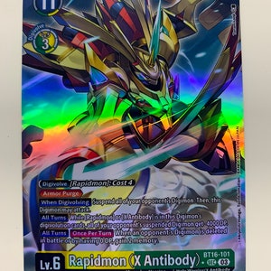 Rapidmon (XAntibody) BT16-101 (Arte alternativo) / FULL HOLO / Orica PROXY