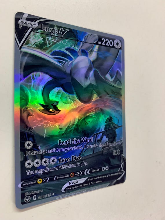 Lugia V 186/195 | FULL HOLO | Orica PROXY - Etsy