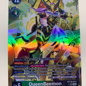 QueenBeemon BT19-053 (Alternate Art) | FULL HOLO | Orica PROXY