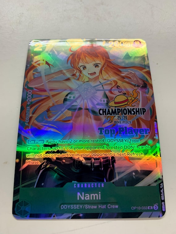 Nami OP10-033 (alternate Art) | FULL HOLO | Orica PROXY - Etsy