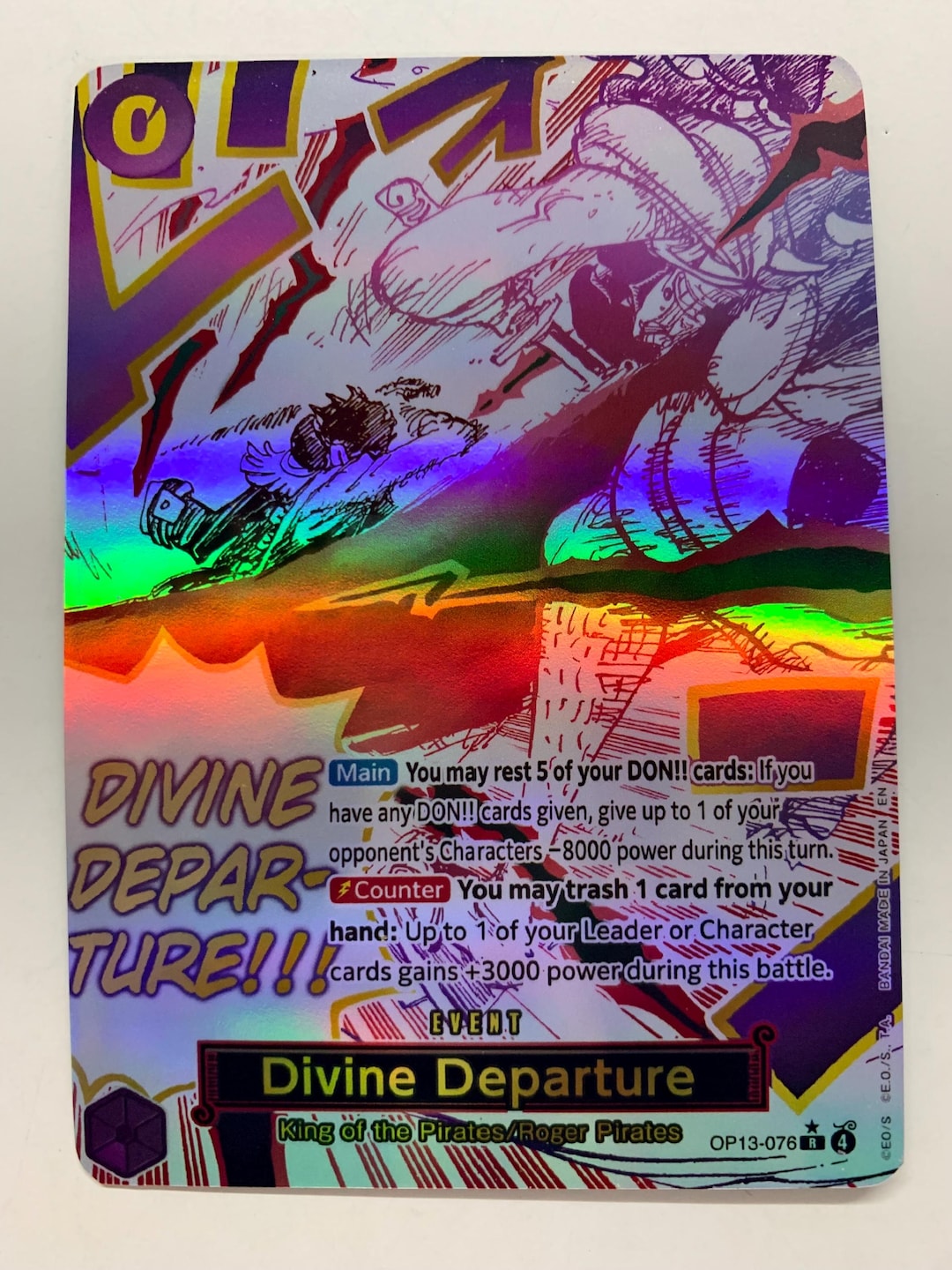 Divine Departure OP13-076 (alternate Art) | FULL HOLO | Orica