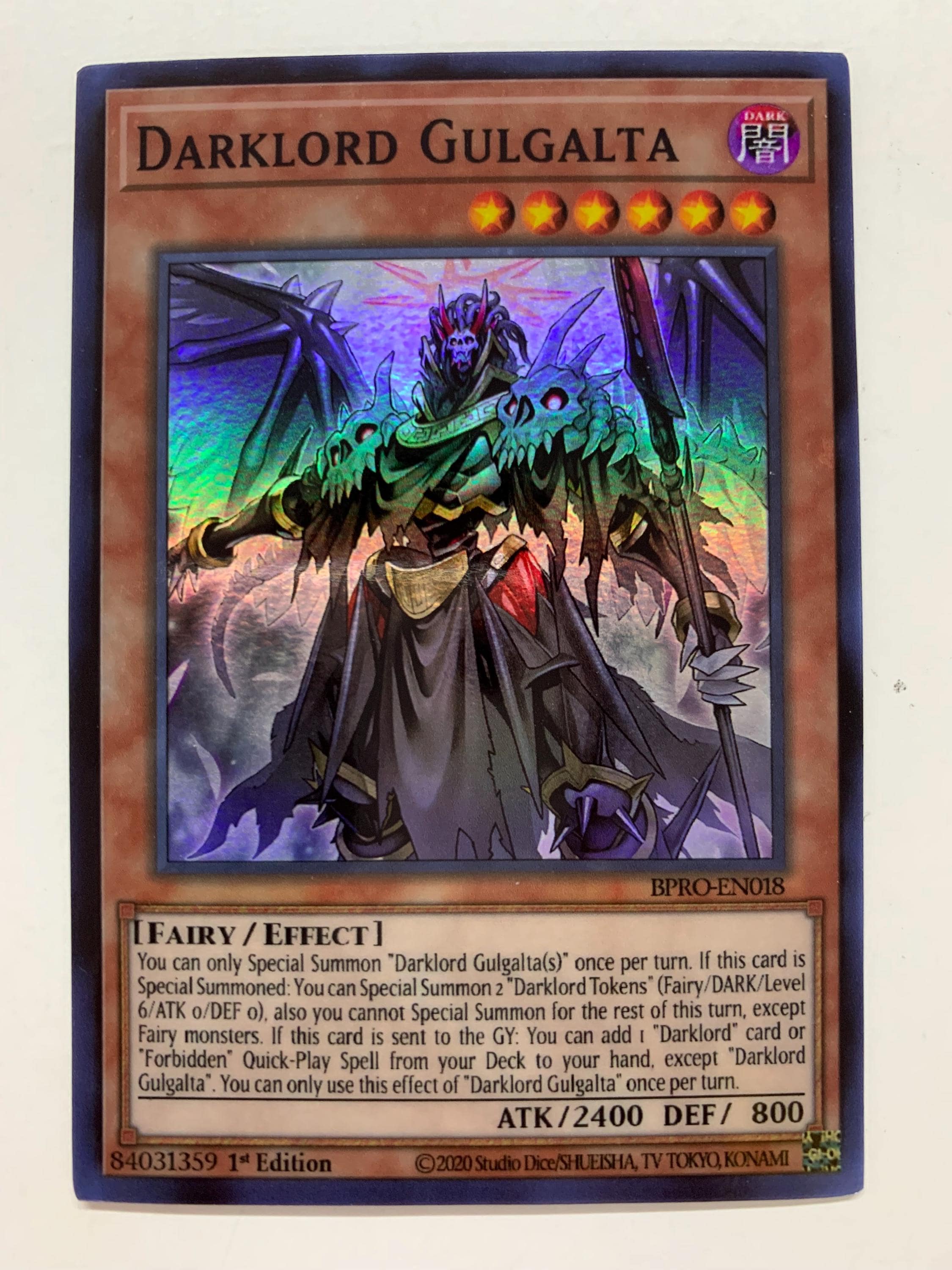 darklord cards yugioh Yugioh The First Darklord ROTD-EN040 Super Rare 1st Edition Near Mint main image 1