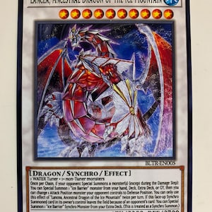 Lancea, Dragón Ancestral de la Montaña de Hielo / Secret Rare / Orica PROXY