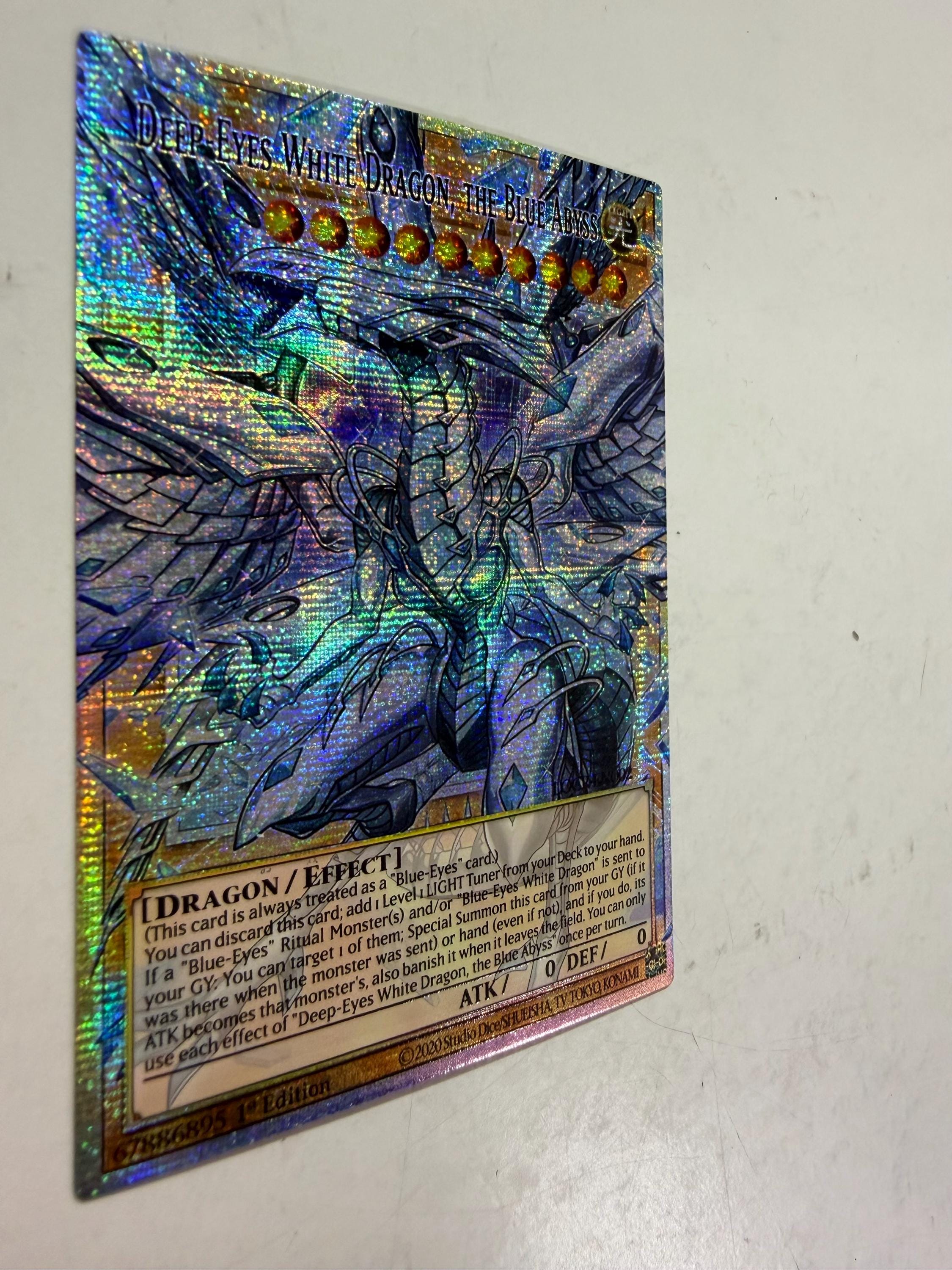 yugioh white dragon abyss card list LOCR-JP002 Deep-Eyes White Dragon, the Blue Abyss (UR) (Over-Frame)
