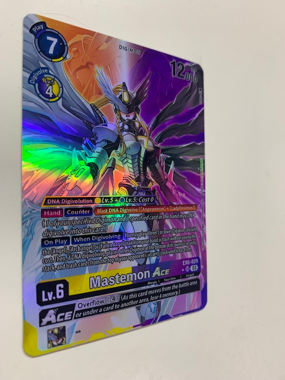 デジモン Mastemon Ace EX6-029 (alternate Art) | FULL HOLO | Orica
