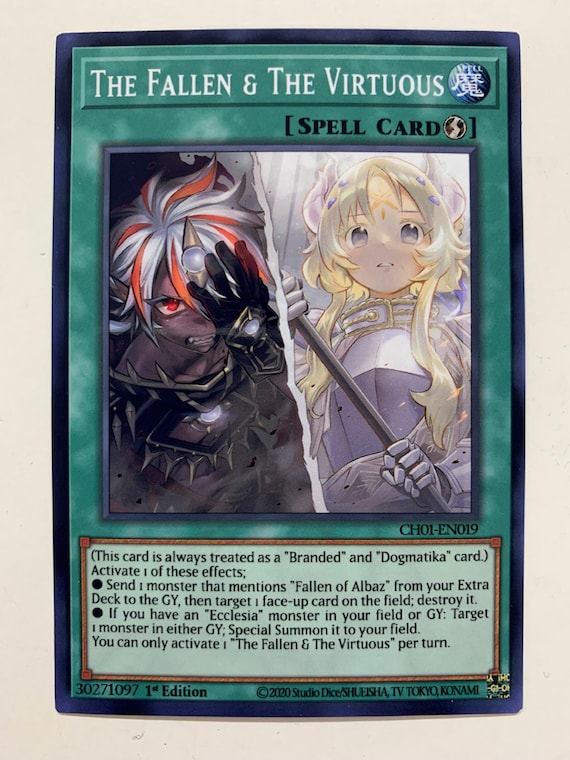 The Fallen & the Virtuous | Secret Rare | Orica PROXY - Etsy